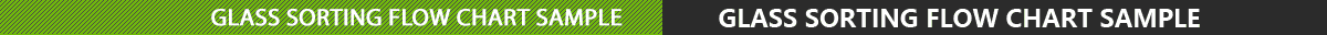 玻璃分選生產線流程圖示例